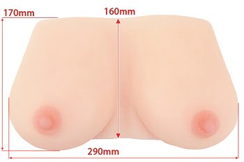 ガチでリア乳作っちゃいましたサイズ