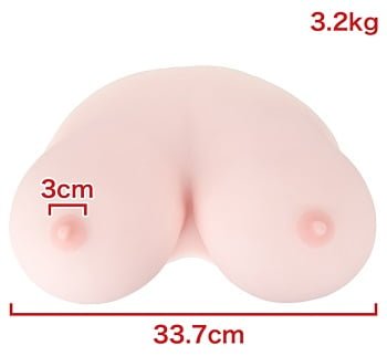 半熟サキュバスサキュエルおっぱいDX正面サイズ