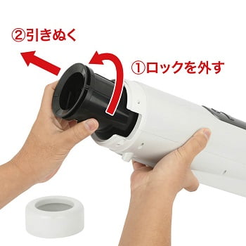 A10サクロンベーシックオナホ装着