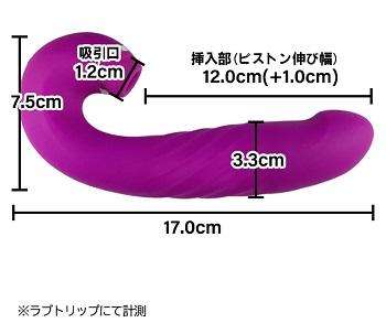 ティンアナゴバイブサイズ