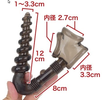 装着型ケツアナドリルサイズ