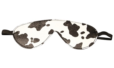 牛柄SM拘束具アイマスク