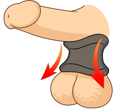 快感促進タマサックプレーン装着